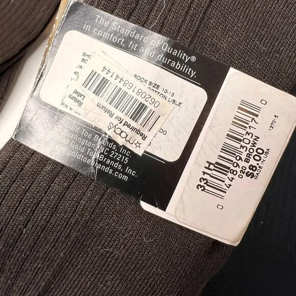 Gold Toe Men's Canterbury Over the Calf Dress Socks 5 pairs - Picture 5 of 6